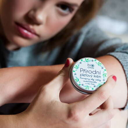 Biorythme Přírodní pleťový krém "Anti-pupínek" - Konopný olej, šalvěj, mateřídouška a tea tree 30ml