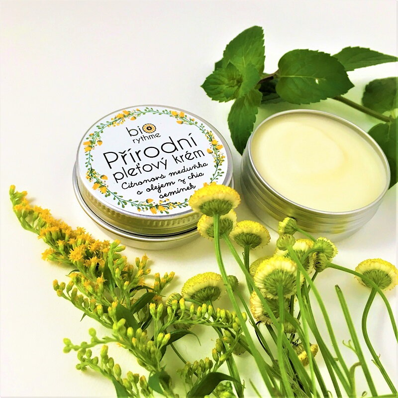 Biorythme Osvěžující krém na mastnou pleť - Citronová meduňka, bio chia olej 30ml