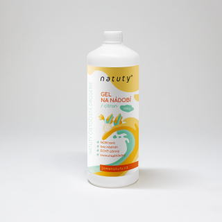Natuty Gel na nádobí s vůní citronu 1000ml