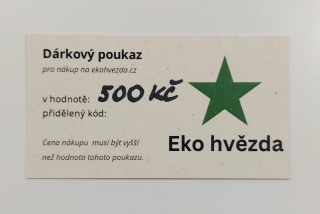 Dárkový poukaz v hodnotě 500 KČ